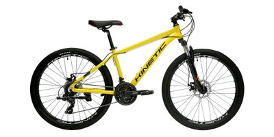 Велосипед детский горный Kinetic 26" PROFI 13", Yellow, XS (23-005)