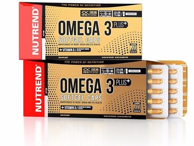 Пищевая добавка Nutrend Omega 3 Plus Softgel Caps 120 caps (NRD 01817)