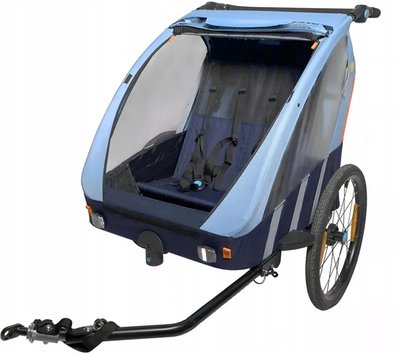 Причіп Bellelli 2в1 для велосипеда і візок, Blue (CARR-92-11)