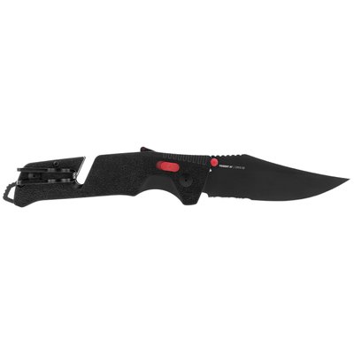 Складной нож SOG Trident AT, Partially Serrated, Black/Red (SOG 11-12-02-41)
