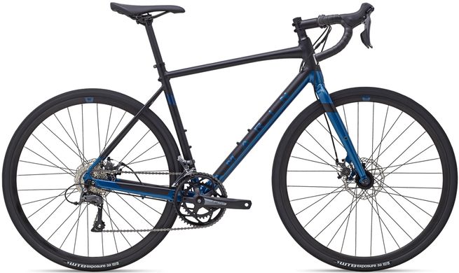 Гравийный велосипед Marin GESTALT 2021, 58 см, Gloss Black/Blue, 28" (SKD-87-61)