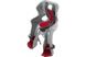 Фото Переднє велокрісло дитяче Bellelli Rabbit Handlefix до 15кг, Silver/Red (01RBT00007) № 1 из 4