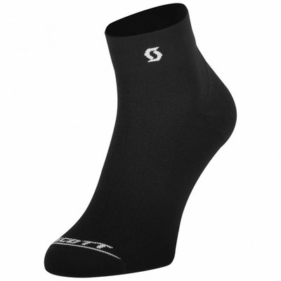 Шкарпетки велосипедні Scott Performance Quarter Socks, Black/White, XL (275239.1007.049)