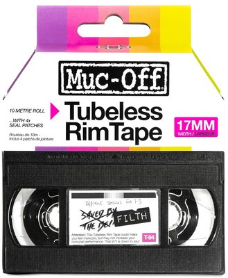 Стрічка для безкамерки MUC-OFF Tubeless Rim Tape 10m/17mm (MC.20068)
