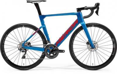 Велосипед шосейний MERIDA REACTO 6000, GLOSSY BLUE/MATT BLUE, XS (6110885531)