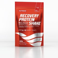 Білково-вуглеводний порошковий концентрат Nutrend Recovery Protein Shake 500 g, Полуниця (NRD 859971)