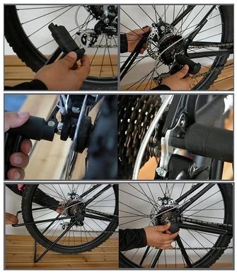 Стійка для велосипеда Giant U-Shape, під заднє колесо, Black (261001)
