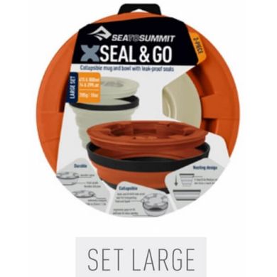 Набор посуды X-Seal & Go Set, Rust, L от Sea to Summit (STS AXSEALSETLRU)