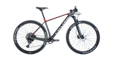 Велосипед Cyclon 29" PRO 1 carbon 17” сіро-червоний
