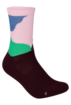 Шкарпетки велосипедні POC Essential Print Sock, Color Splashes Multi Opal/Basalt, M (PC 651448369MED1)