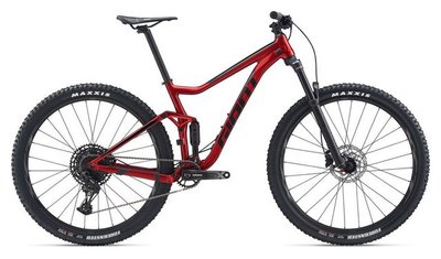 Велосипед гірський двопідвіс Giant Stance 1 red 2020 M