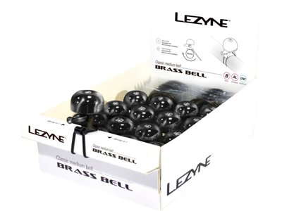 Набір дзвоників Lezyne Classic Brass Bell Box, Black/Black, M, 16 шт (4712805 993062)