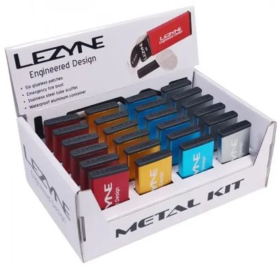 Набір латок Lezyne Metal Kit Box, 24 шт, Y13 (4712805 975358)