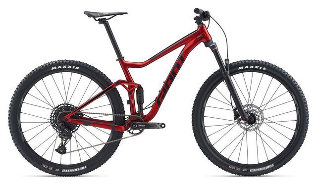 Велосипед гірський двопідвіс Giant Stance 1 red 2020 M (GNT-STANCE-1-M-Red)