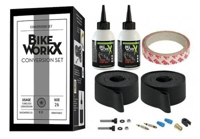 Набір для безкамерних колес BikeWorkX Conversion SET 26" (CONVERSIONSET/26)