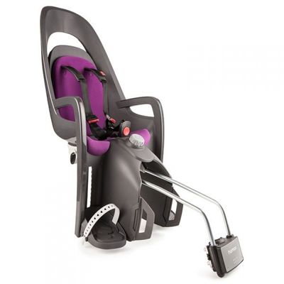 Велокрісло дитяче заднє HAMAX CARESS Grey/Grey Purple (HAM.5530.06)