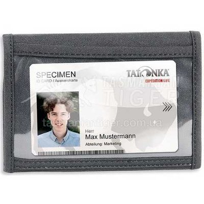 Кошелек карманный Tatonka ID Wallet, Black (TAT 2984.040)