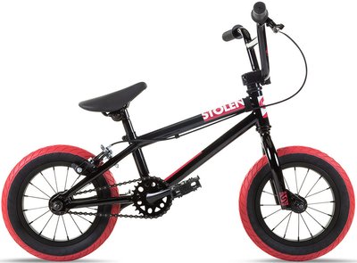 Велосипед детский Stolen Agent 13.25", 2021, Black W/Dark Red Tires (SKD-06-36)