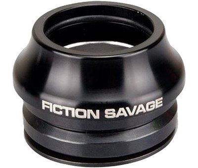 Рульова колонка чорна Fiction SAVAGE HEADSET, 45X45°, 15mm HEIGHT, ALLOY (S2247)
