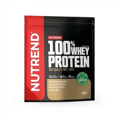 Білковий коктель Nutrend 100% Whey Protein Апельсин, 1000 g (NRD 02171-ORANGE)
