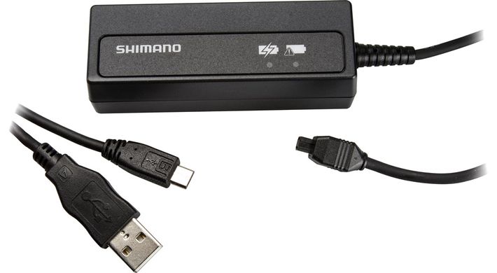 Зарядное устройство для батареи Di2 Shimano SM-BCR2, (внутр монтаж) з USB кабелем (SHMO ISMBCR2)