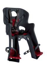 Велокрісло дитяче Bellelli Rabbit B-fix переднє до 15кг Grey/Red (BLL SAD-28-70)