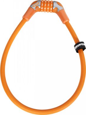 Велозамок-кабель кодовый Kryptonite Kryptoflex 1265, Orange (KPTNT KR.002727)
