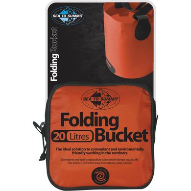 Відро Folding Bucket Red, 20 л від Sea to Summit (STS AFB20)
