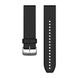 Ремешок Garmin QuickFit 22mm, Silicone Band, Black/Silver (010-12500-00)