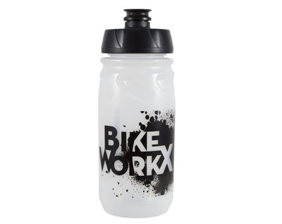 Фляга BikeWorkX, 550 мл, Transparent/Black (CYKLOLAHEV/700)