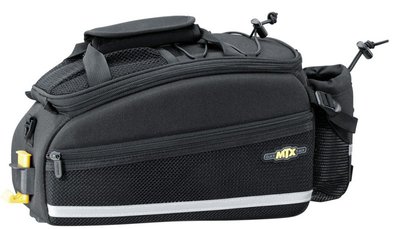 Сумка на багажн Topeak MTX TrunkBag EX верхн 8л з відділен д/фляги 870г, Black (TT9646B)