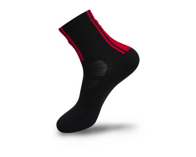 Шкарпетки FLR Elite Socks High 5.5", black/red, 39-42 (S55BKR3942)