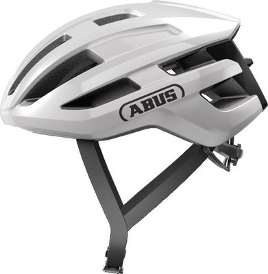 Велошолом ABUS Powerdome Shiny White, L (57-61 cm) (ABS 919343)