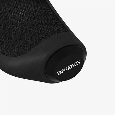 Гріпси гумові Brooks Ergonomic Rubber Grips 130/130, Black (569912)