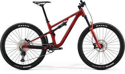 Велосипед двохпідвіс MERIDA ONE-FORTY 500, SILK DARK STRAWBERRY(RED/BLK), L (A62211A 04302)
