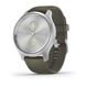 Смарт-годинник Garmin Vivomove Style, Silver/Moss Green (753759234447)