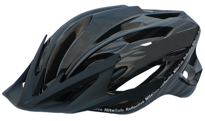 Шлем велосипедный Spelli SBH-5900, L (59-65 см), Black/Blue (SPL SBH-5900.BBL-L)