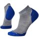 Шкарпетки чоловічі Smartwool PhD Run Light Elite Low Cut Light Gray/Dark Blue, р. M (SW SW243.870-M)