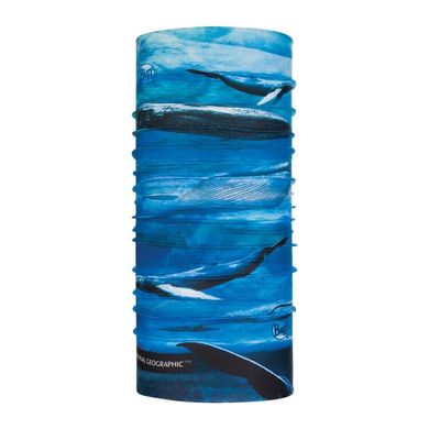 Мультифункціональний шарф Buff NATIONAL GEOGRAPHIC COOLNET UV + blue whale (BU 120099.707.10.00)