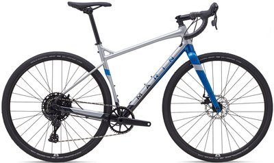 Велосипед гравийный Marin GESTALT X10 28" 60см 2022 Gloss Chrome/Blue/Black (SKD-84-59)