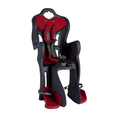 Заднє велокрісло дитяче Bellelli B1 Standart Multifix, Grey/Red (01B1S00002XL)