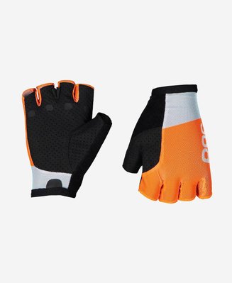 Велосипедні рукавички POC Essential Road Mesh Short Glove 2021 (Granite Grey/Zink Orange) (PC303718287MED1)