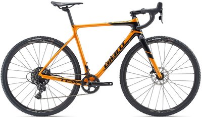 Велосипед циклокросовый Giant TCX Advanced, M, 2019 Metallic orange/Black (90054014)