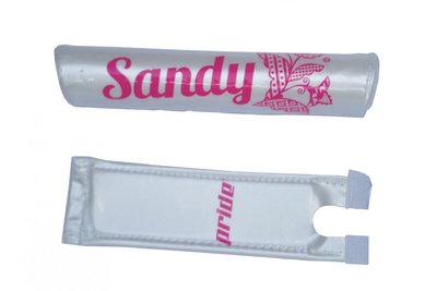 Защита руля и выноса Pride Sandy, white-pink (GUA-00-27)