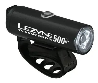 Велофара передня Lezyne Classic Drive 500+ Front, Matte Black, 500 lum, Y17 (4710582 551772)