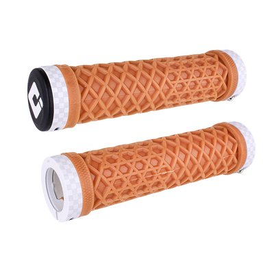 Гріпси ODI Grips Vans® Lock-On Grips, Limited Edition, Gum with Checkerboard White Clamps (D30VNGR-W)
