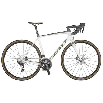 Велосипед шосейний Scott Addict 20 disc pearl white TW M54 2021 (280629.022)