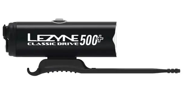 Велофара передня Lezyne Classic Drive 500+ Front, Matte Black, 500 lum, Y17 (4710582 551772)