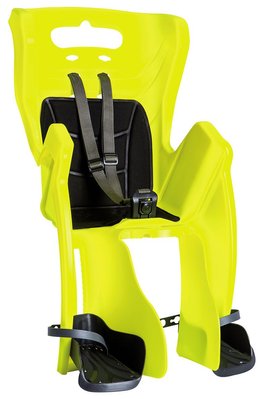 Заднее велокресло детское Bellelli Little Duck Standard Multifix, Neon Yellow/Black (01LTDS00027)