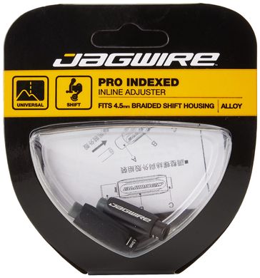 Эджастер Jagwire Pro Indexed, Shift Braided 4.5mm, 2 шт, Black (JGWADJ-87-40)